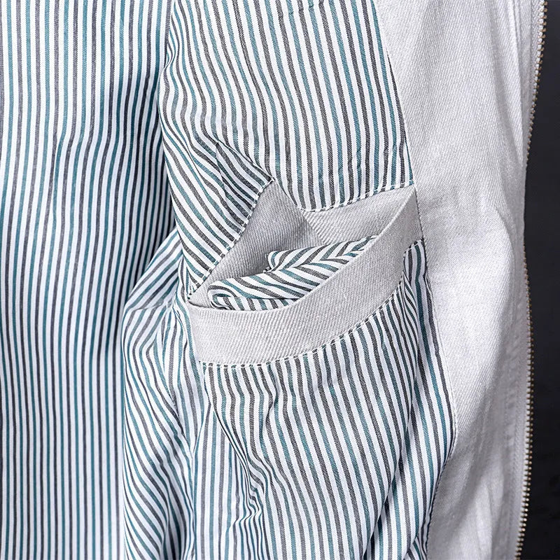 Men's thin linen jacket in cotton fabric available in heather grey, grass green and blue colours