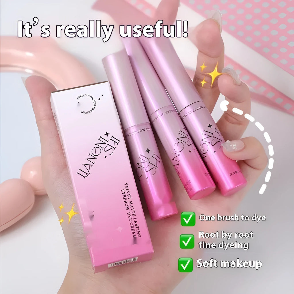 Eyebrow cream in four natural shades with 4.5g net content for brow definition