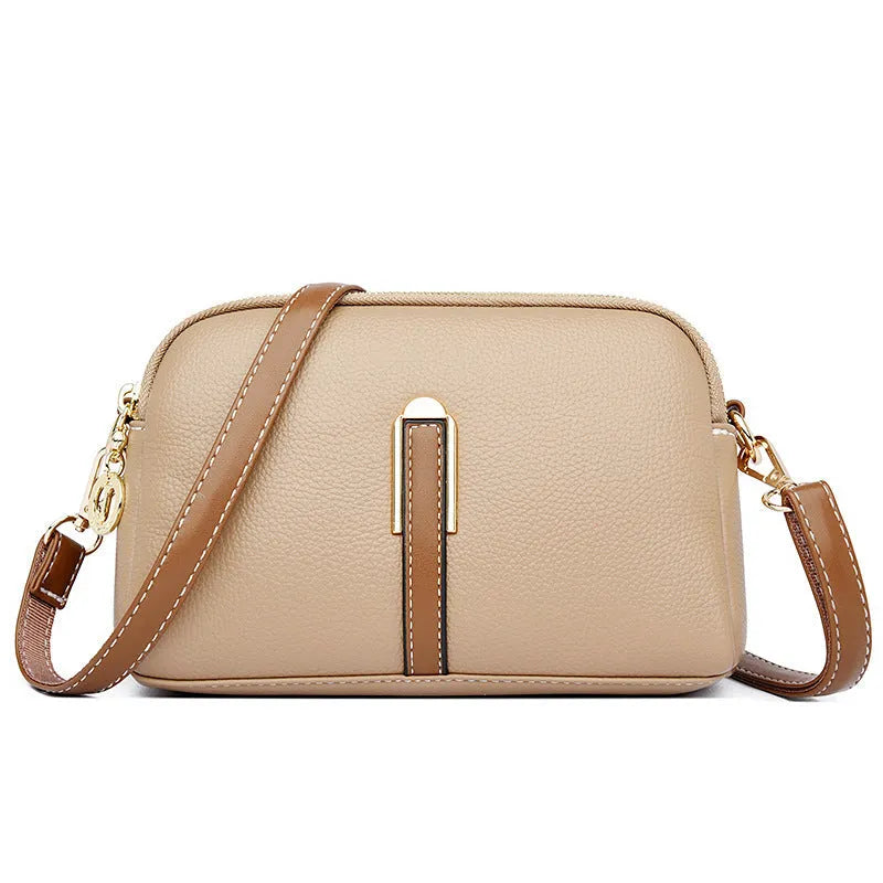 Small solid colour PU shell shoulder bag and coin purse in black blue khaki apricot grey red