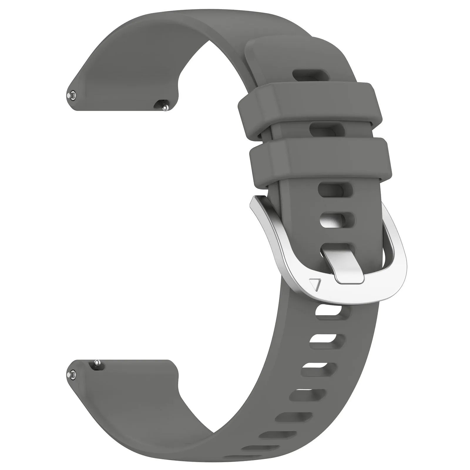 Sports style silicone watch strap for Jiaming in ten colours, glossy finish, 18mm width