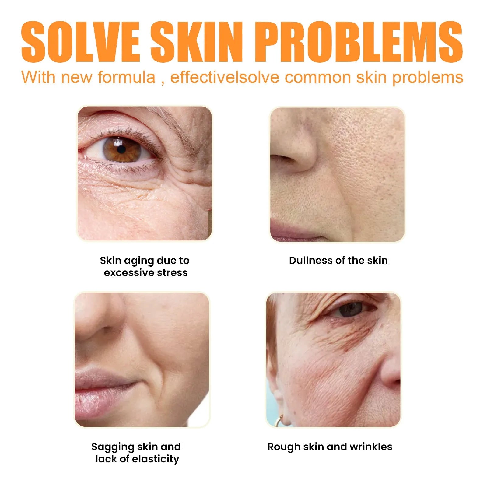 Collagen water-soluble facial mask box with 2pcs under-eye sheets containing collagen and hyaluronic acid