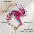 Gold geometric necklace and bracelet set with stainless steel construction and matching pendant designs