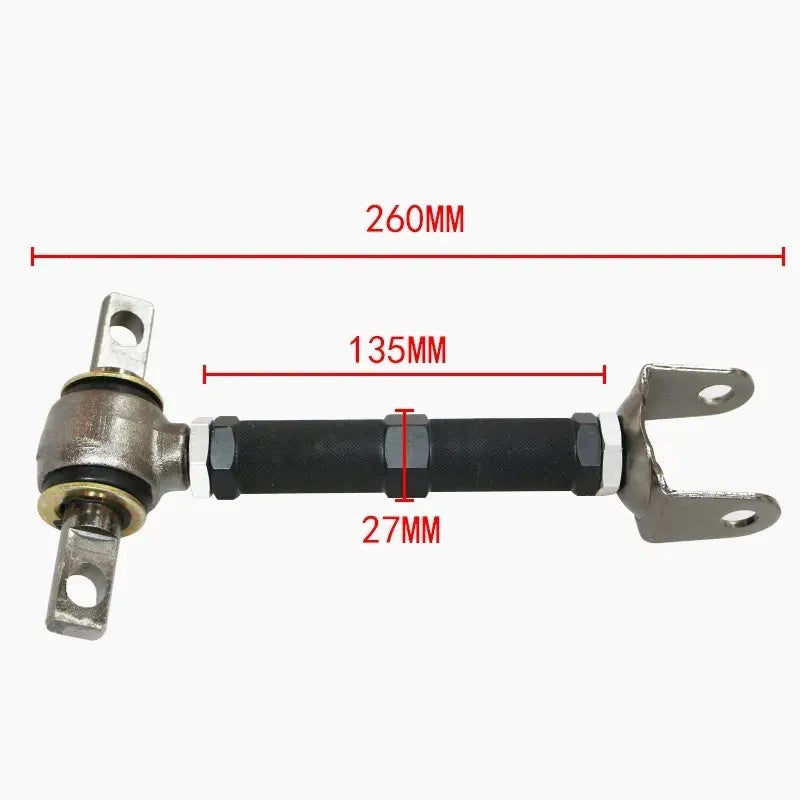 Honda Civic EP3 ES rear wheel recliner pull rod kit in aluminium alloy, blue and red options