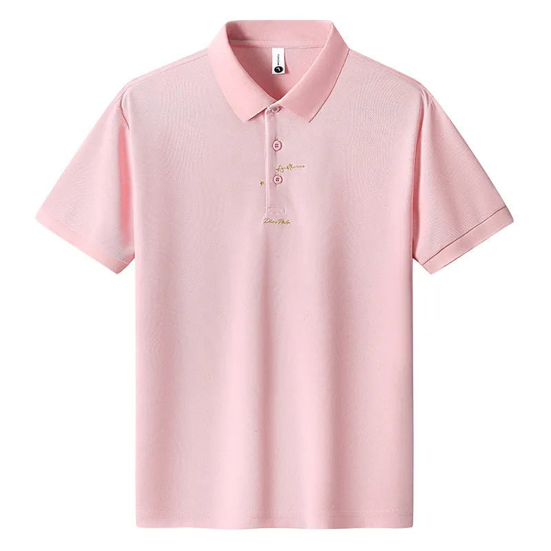 Men's cotton casual t-shirt in loose fit with short sleeves showing colour options