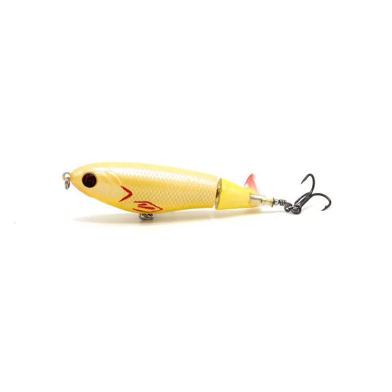 7.5cm artificial fishing bait for road fishing with soft plastic construction and multiple colour options