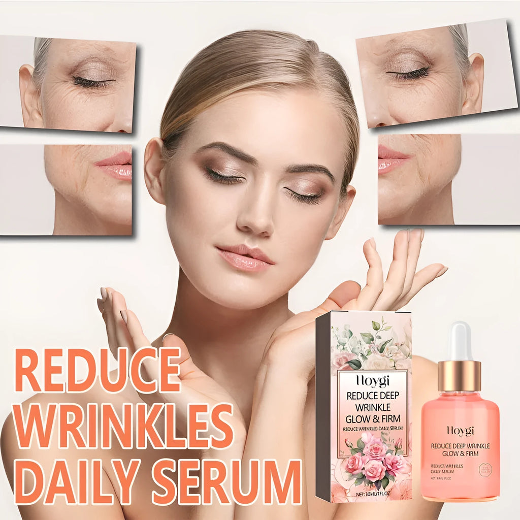 30ml rose essential oil bottle for facial skincare treatment targeting fine wrinkles