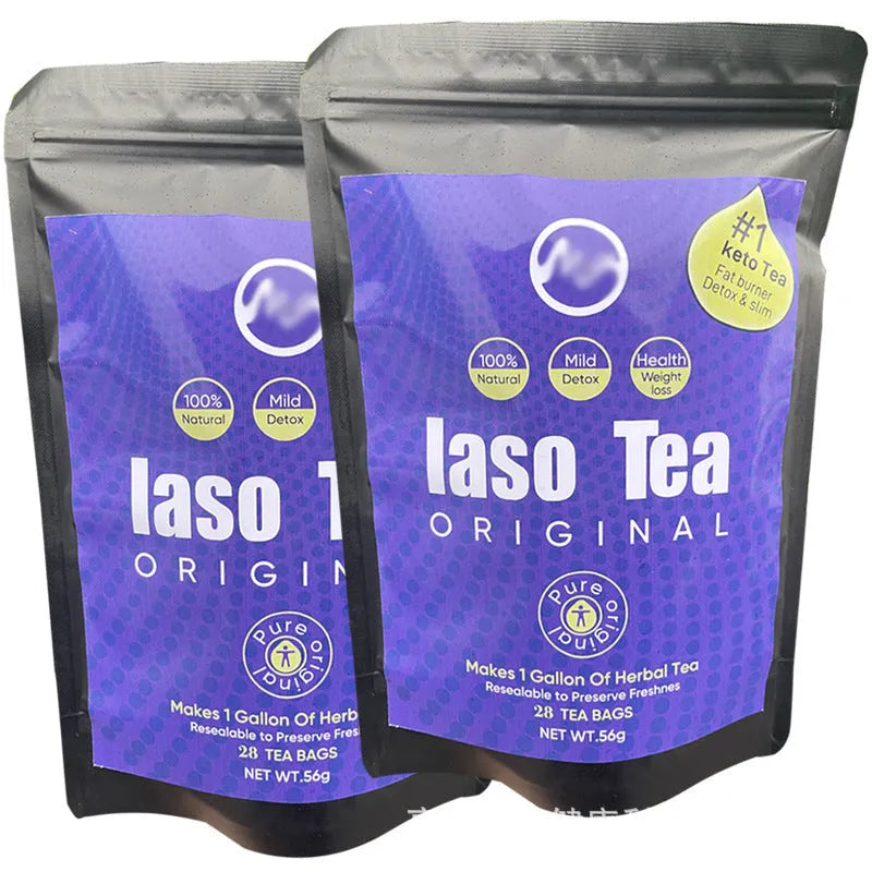 A single bag of sugar-free instant slimming tea with cold soaking preparation.