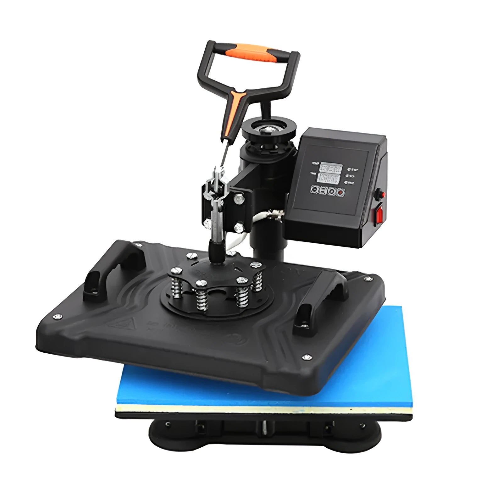 Black clothing thermal transfer machine with 1250W power for T-shirt and fabric printing
