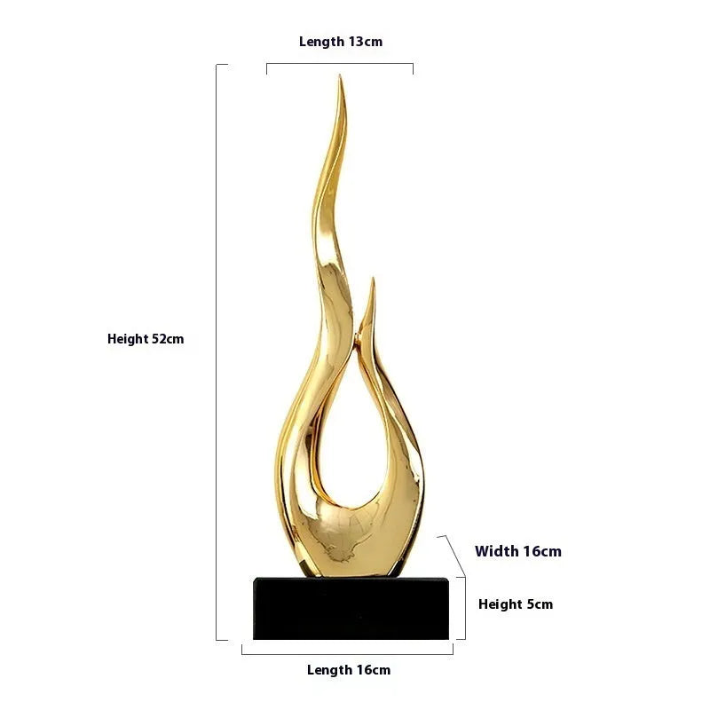 Handmade high-rise resin decoration for festivals in gold, silver, blue gradient, or custom colours