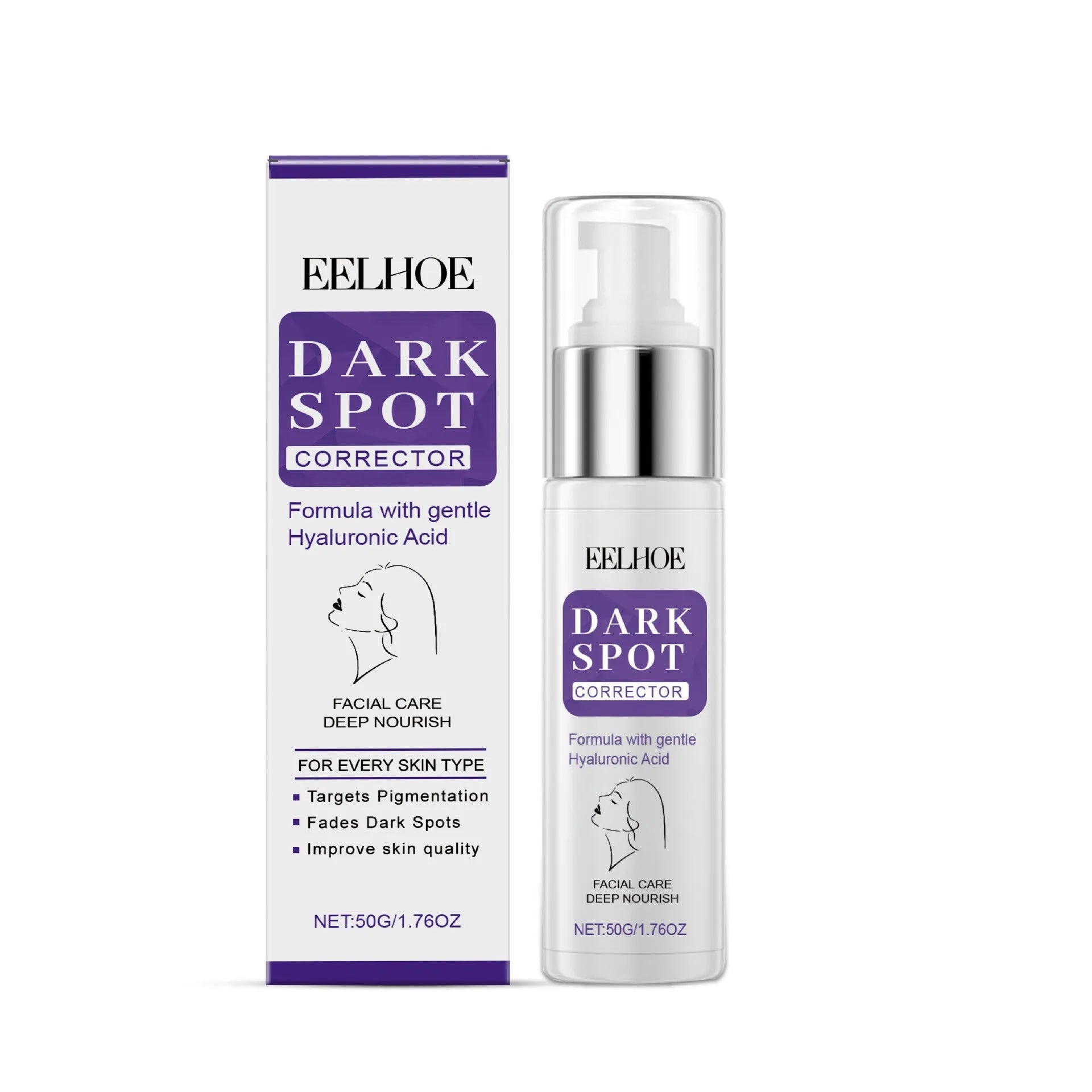 50g jar of skin care cream for moisturising, oil control, and pore refinement.