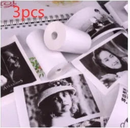PerPage Mini Wireless Portable Thermal Printer Paper Roll in multiple colour options for stickers and labels