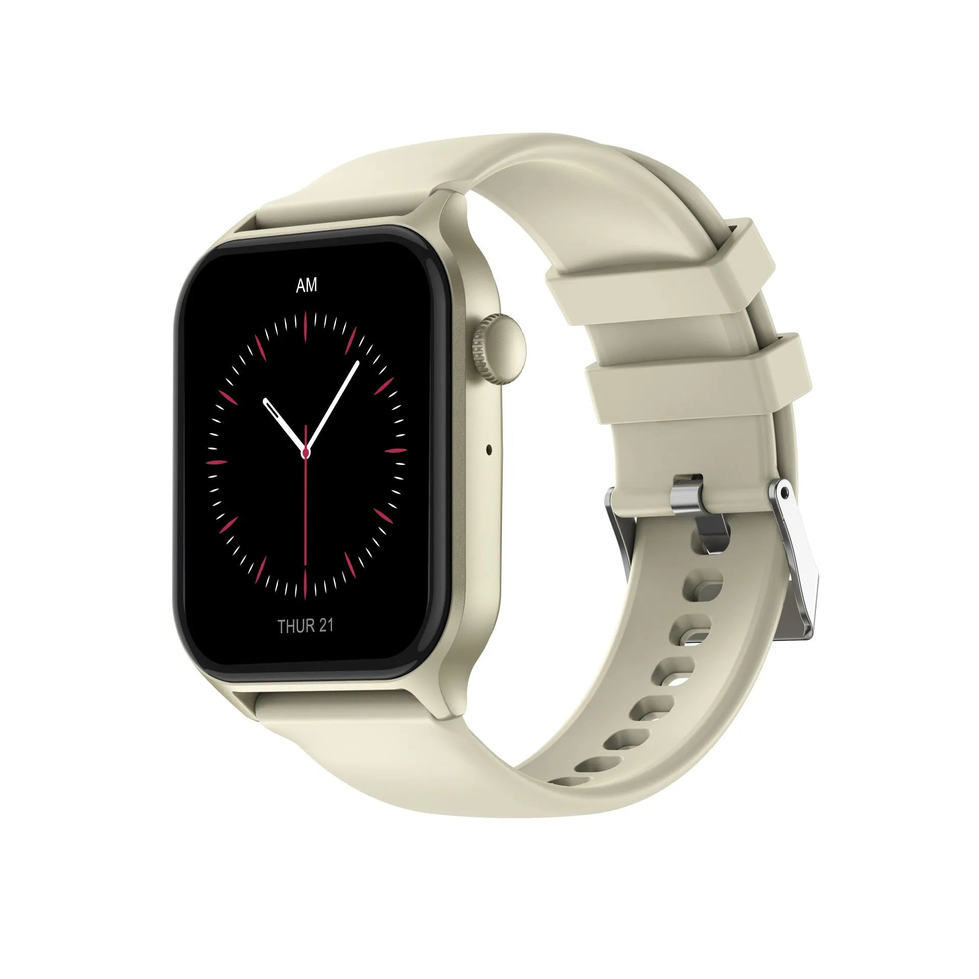 Z145 smart watch showing black colour on wrist, displaying heart rate and blood oxygen data on its screen.