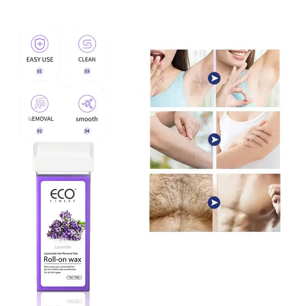 Lavender hair removal wax cream for whole body use on all skin types