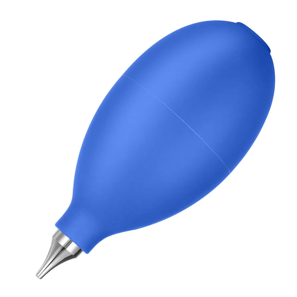 Blue rubber air blowing cleaning tool for camera and mobile phone lens dust removal
