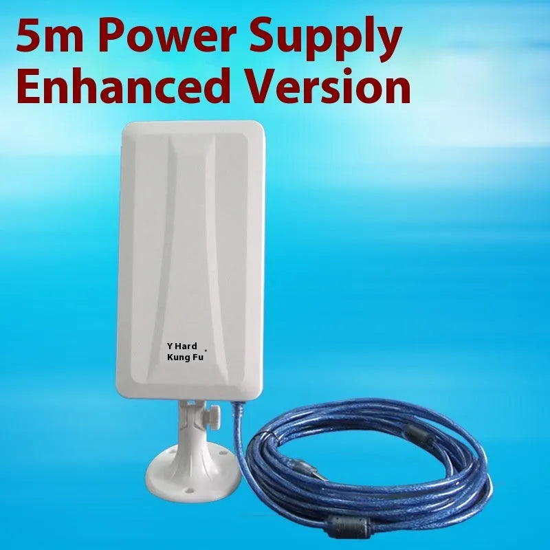 White high power USB wireless network card with USB Type connector