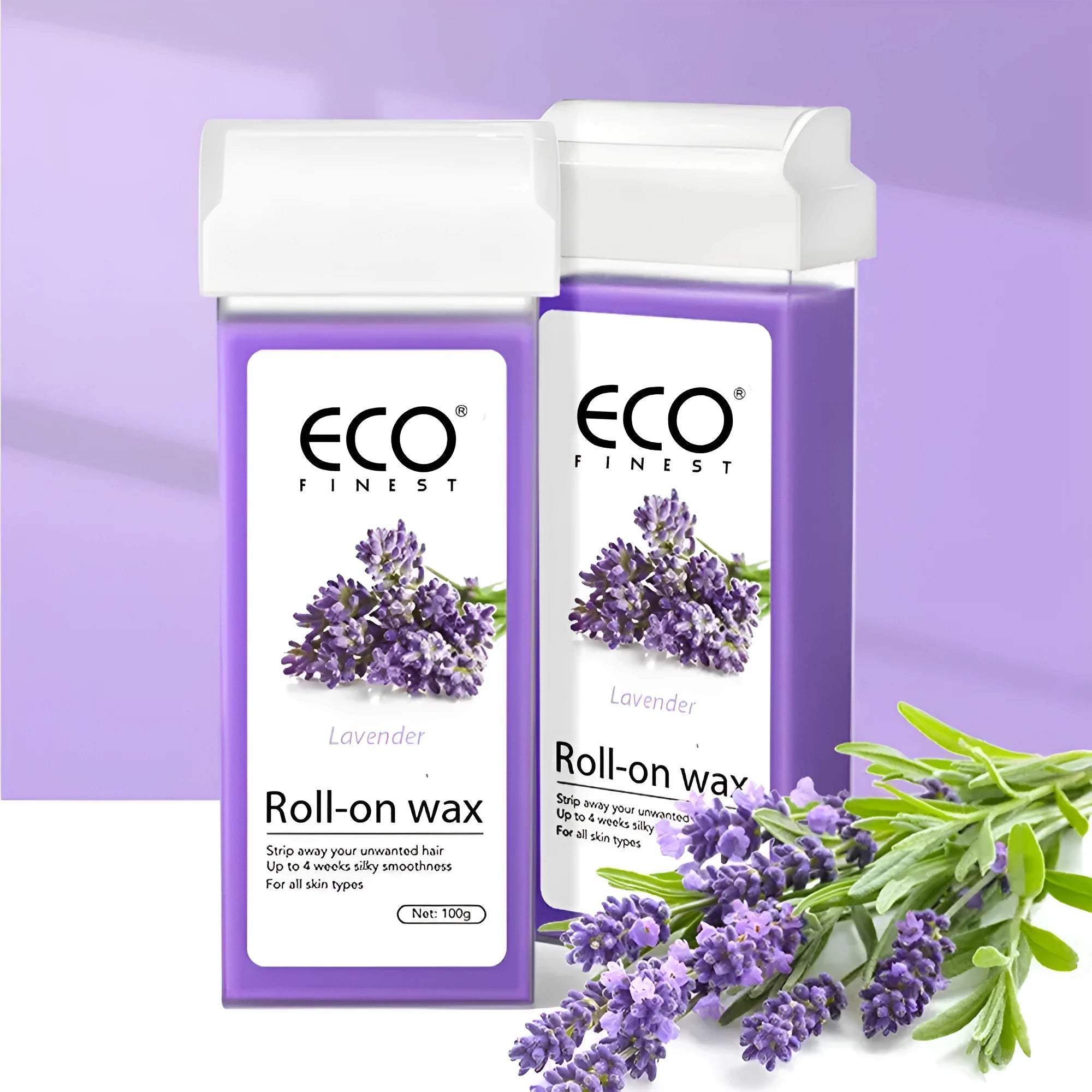 Lavender hair removal wax cream for whole body use on all skin types