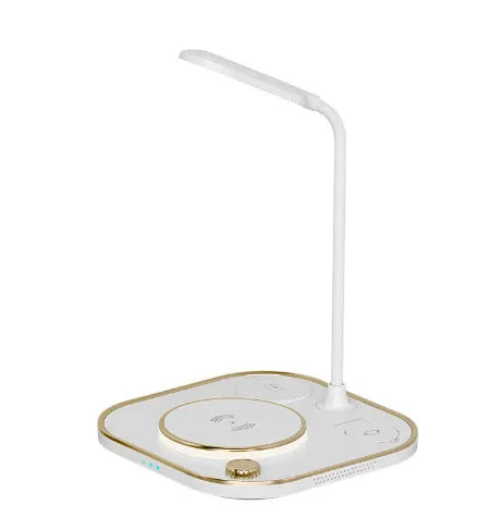 Alpharan wireless magnetic charger with desk lamp 15W fast charging three-in-one charging station black