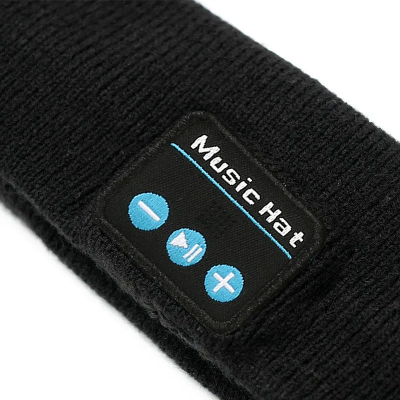 Bluetooth 5.4 sports headband in black, dark grey, or grey-white colours with washable design