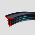 Outlander car dashboard soundproof seal strip showing 1.6m silicone construction with card slot design