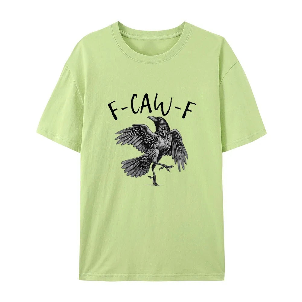 Sports pure cotton t-shirt for men and women with letters pattern, available in various colours including khaki and light blue