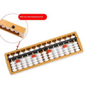 Plastic abacus with 13 gears and coloured beads for elementary school mental arithmetic practice