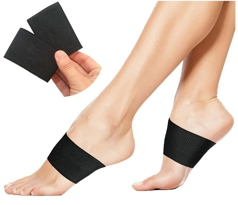 Elastic arch support foot bandage for flat feet in heart style and ordinary style options