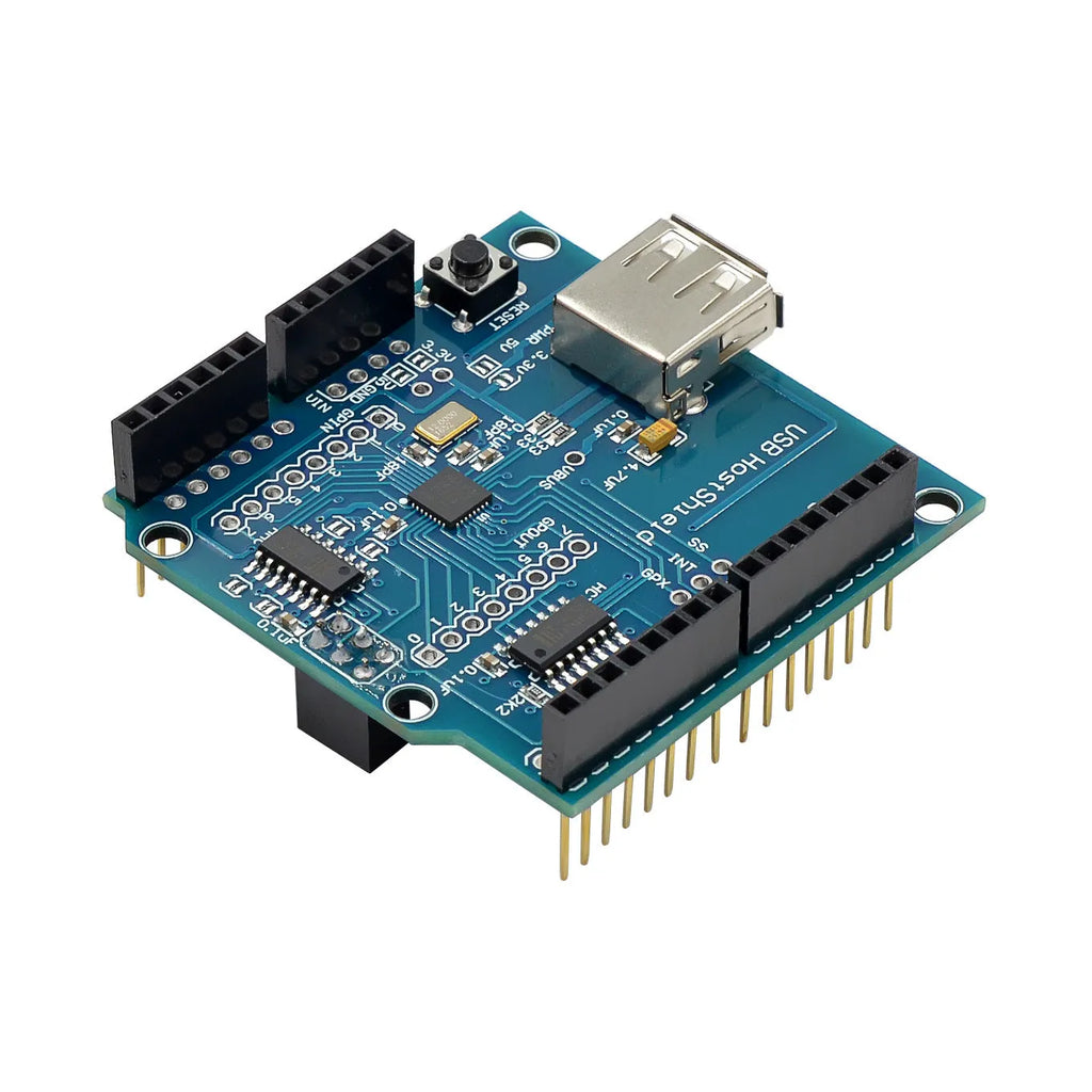 USB Host Shield board compatible with Google ADK and Arduino Mega 2560 supporting Android USB accessory development