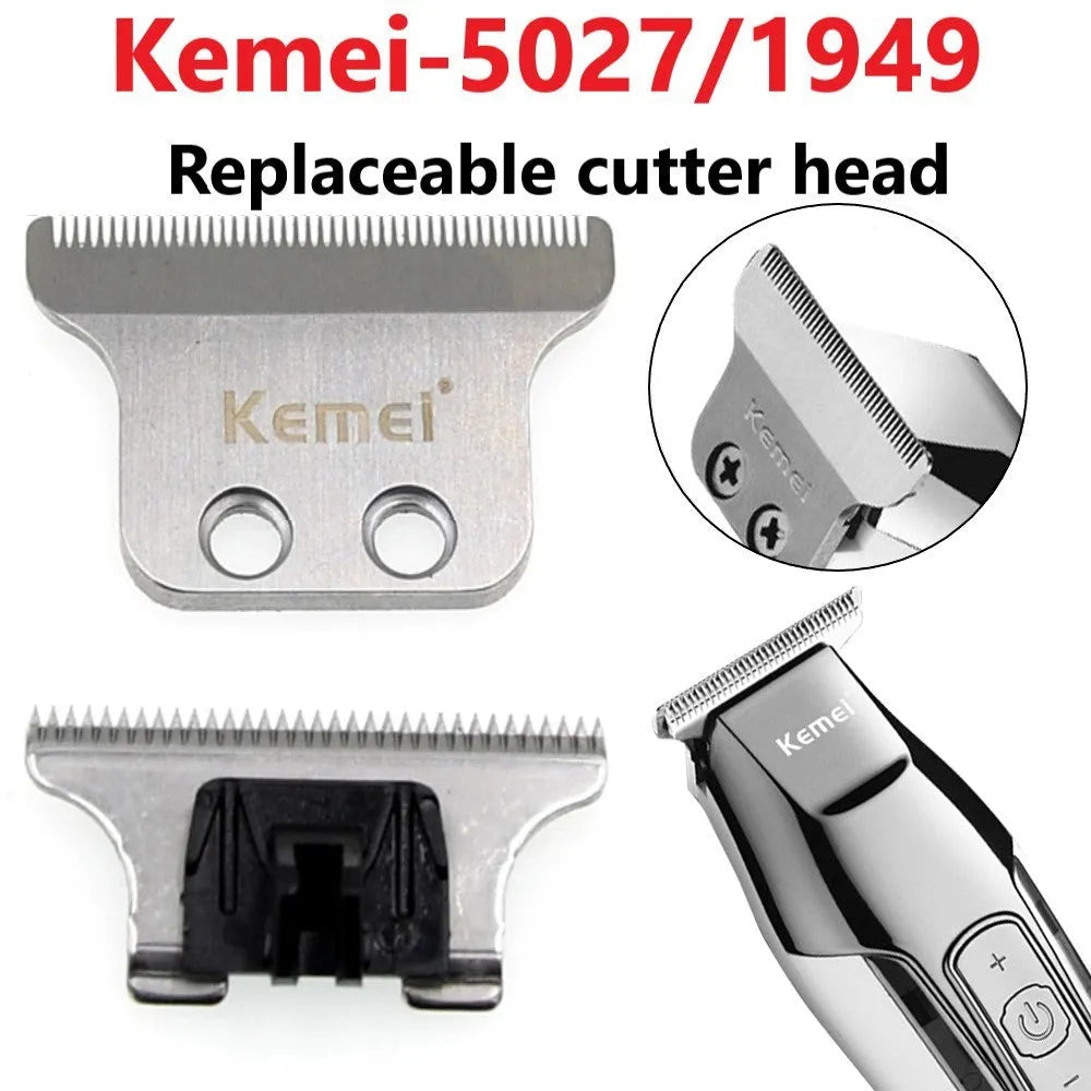 Barber scissors with LCD display, stainless steel construction and engraving on handles