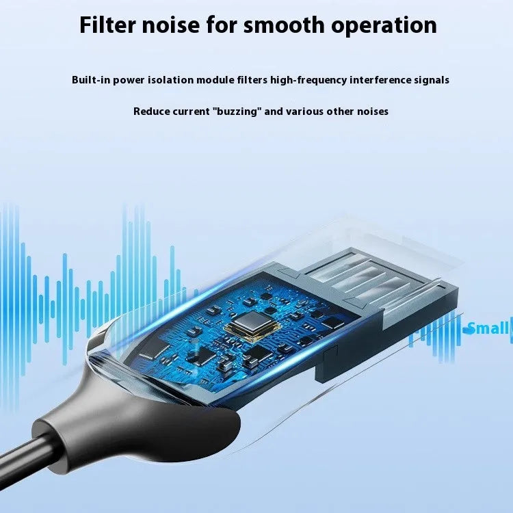 USB car Bluetooth audio receiver with zinc alloy USB connector and 3.5mm plug for older car stereo systems