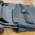 Large black foldable aluminium pet stretcher for emergency animal transport