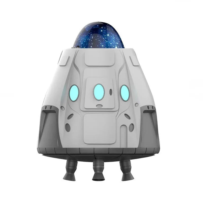White Bluetooth northern lights ambience light with remote control for starry sky projection