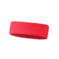 Elastic widening sports sweat headband in solid colours: black, blue, red, rose red, sky blue.