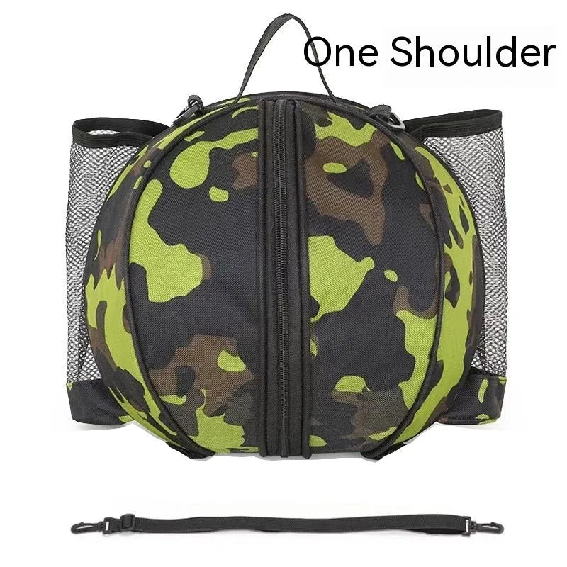 Oxford cloth basketball training bag with 9L capacity showing colour options