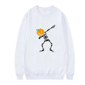 Women's printed cotton crew neck top in black red yellow white orange red colours