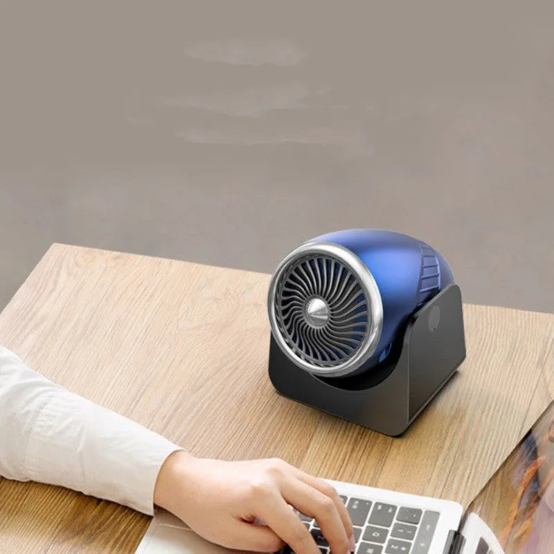 12v car heating fan for windscreen defrosting in navy blue colour with cigarette lighter plug