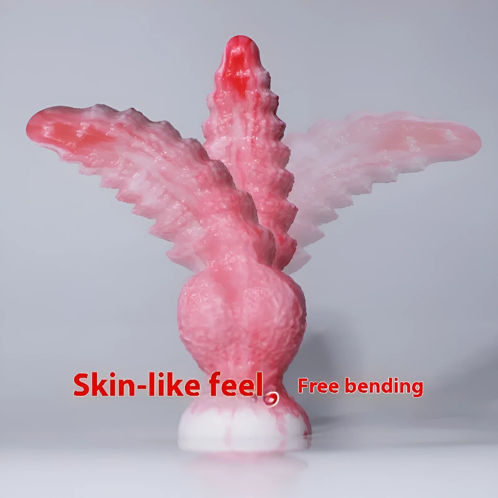 Pink platinum silicone shaped penis women's masturbation device sex toy