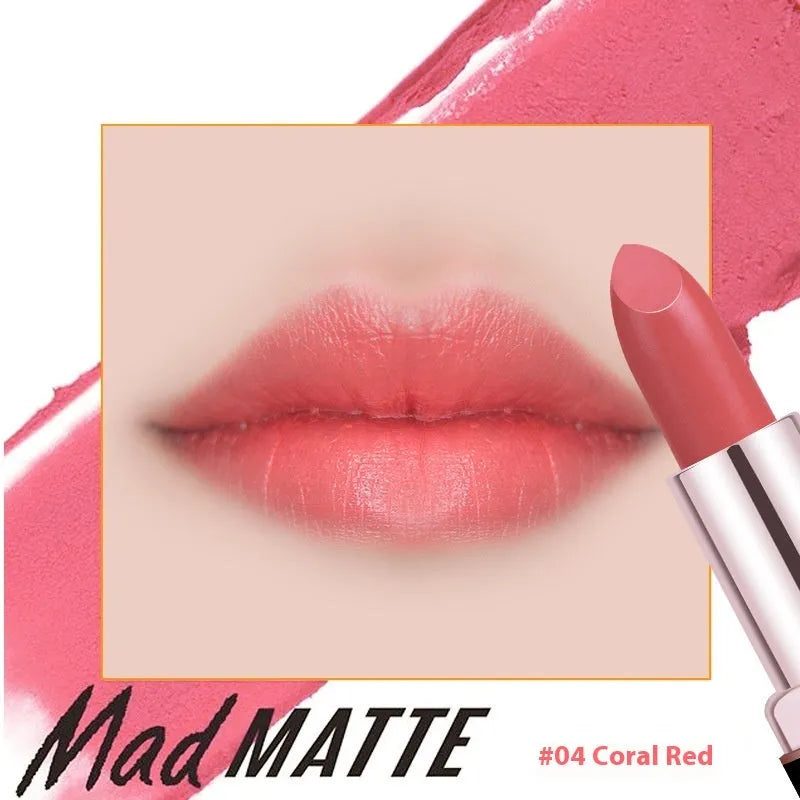 Fey Beauty cameo brown nude moisturising lipstick with non-stain formula in packaging