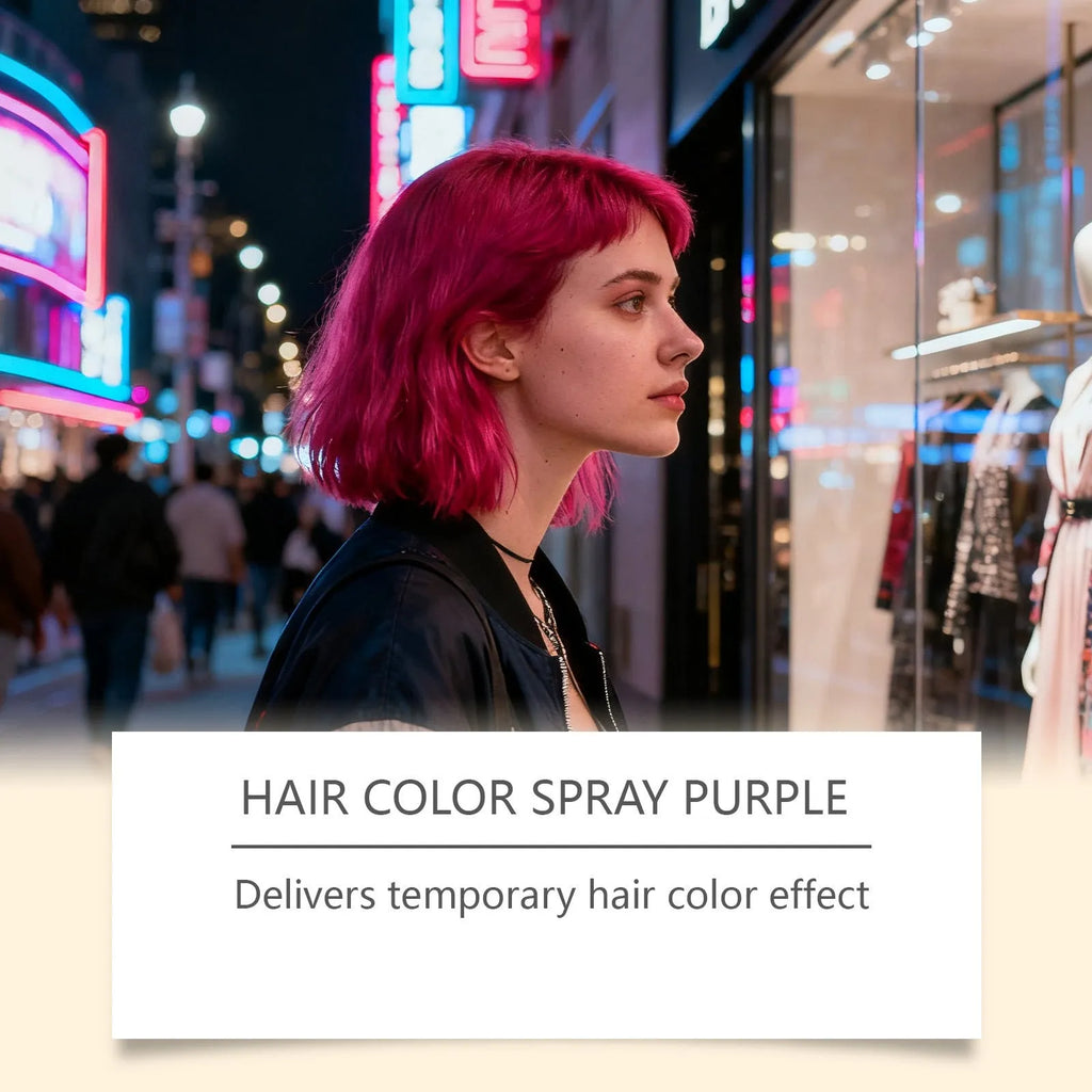 Temporary red hair spray 30ml bottle with wash out colour and conditioning ingredients