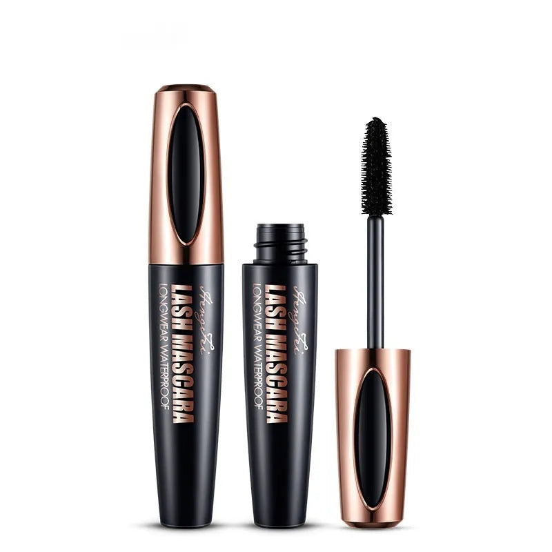Black waterproof sweat-proof mascara with thickening and curling effect in colour box or OPP bag packaging