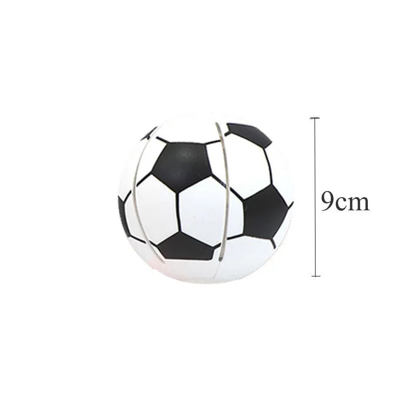 Interactive plastic dog toy showing ball and flying disc transformation modes in orange colour