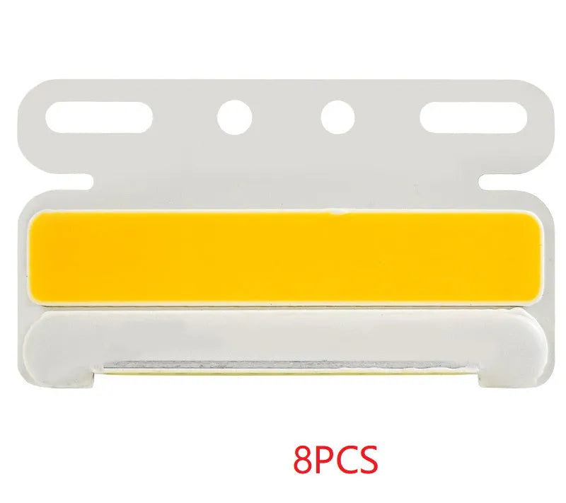 COB LED truck side light in aluminium housing for 12V 24V vehicles, shown in multiple colour options.