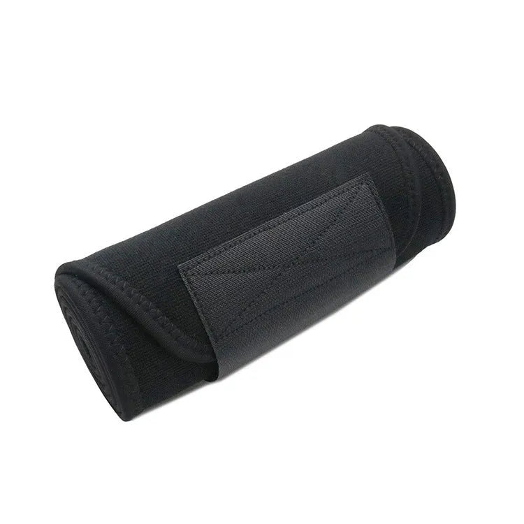 Neoprene lumbar support belt for running and fitness waist protection in black, blue or pink