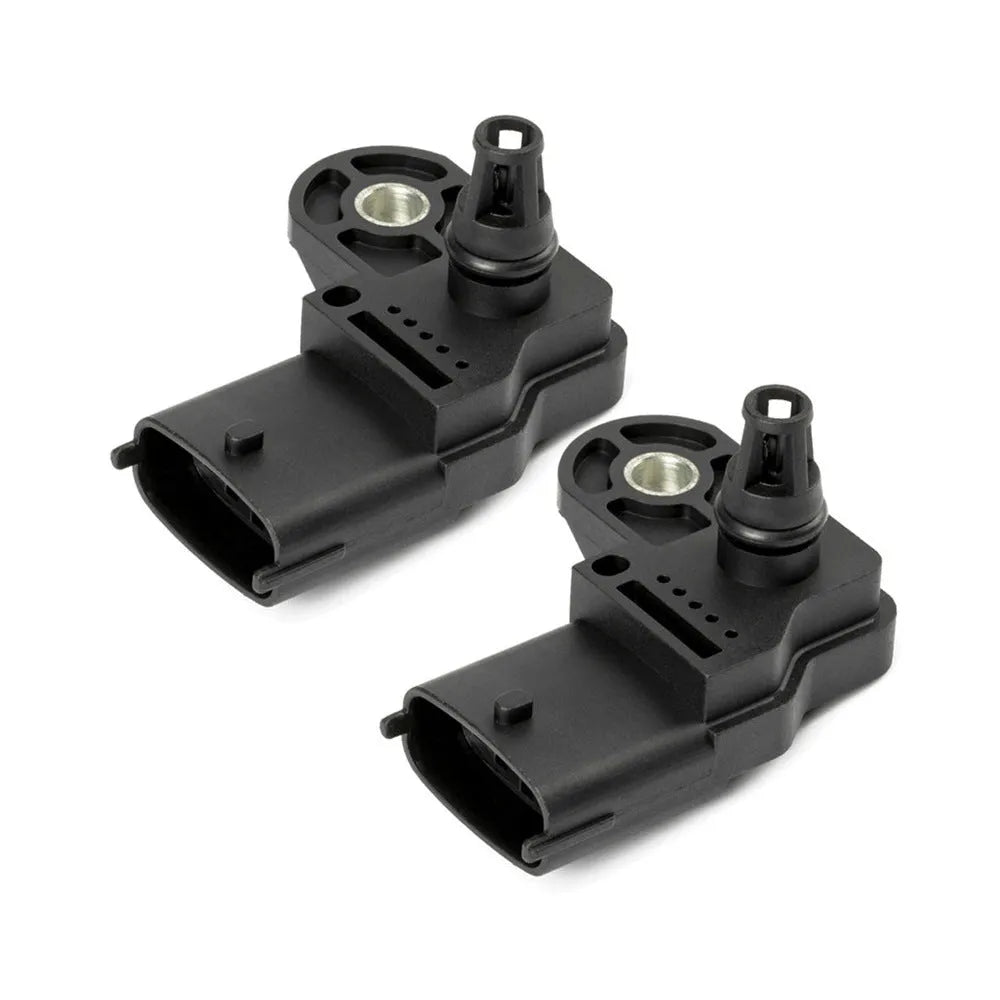 Black intake manifold pressure sensor model 0281002576 with electrical connector