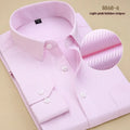 Men's black slim fit long sleeve cotton business shirt with cardigan style on a hanger.