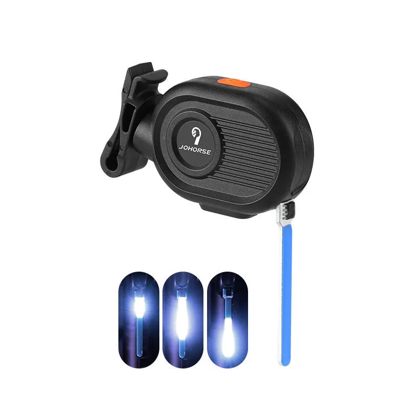 Bicycle tail light with running water illumination effect in multiple colour options