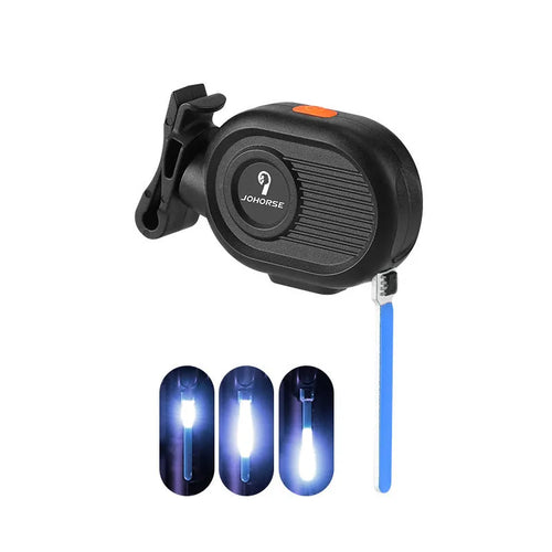 Bicycle tail light with running water illumination effect in multiple colour options