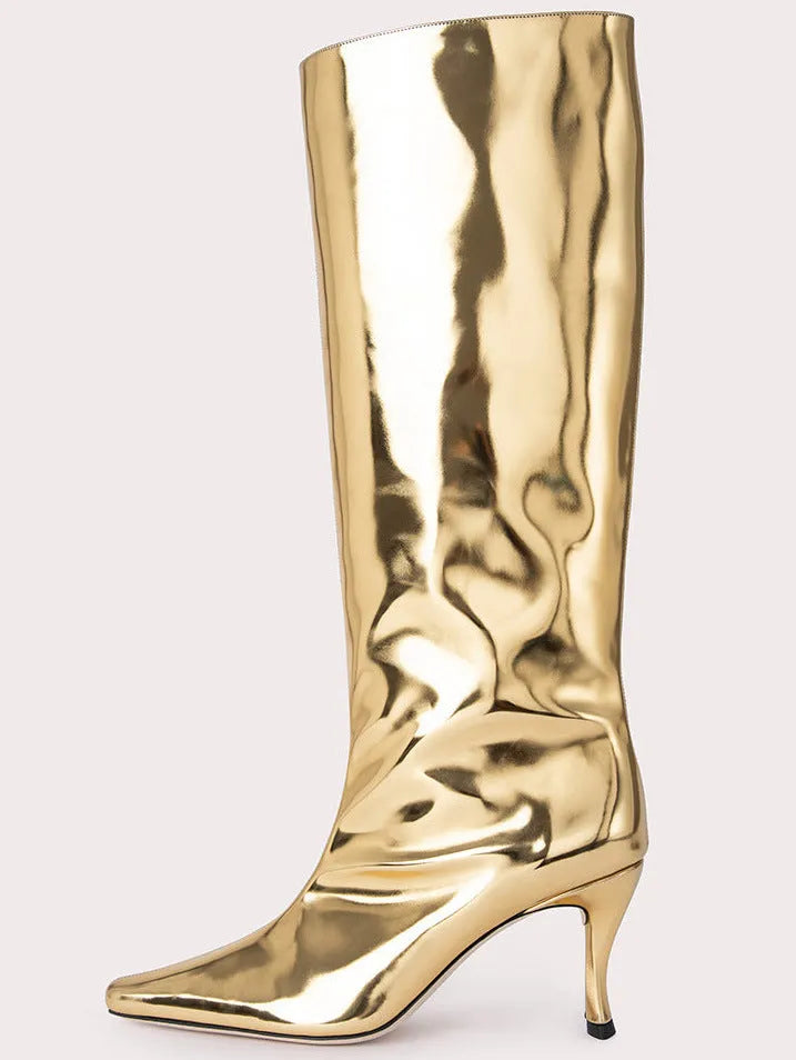 Women's square toe ankle cowboy boots in microfiber, shown in multiple colours including black, grey, and snake pattern.