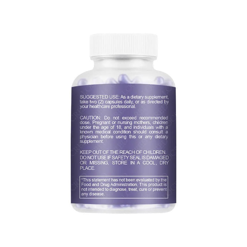 60-capsule vaginal herbal supplement bottle for adult women's intimate wellness