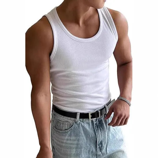 Men's tight-fit round neck sports T-shirt in polyester with wool lining, shown in multiple colour options.