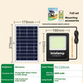 Outdoor waterproof solar LED courtyard light with IP65 rating in three lumen models
